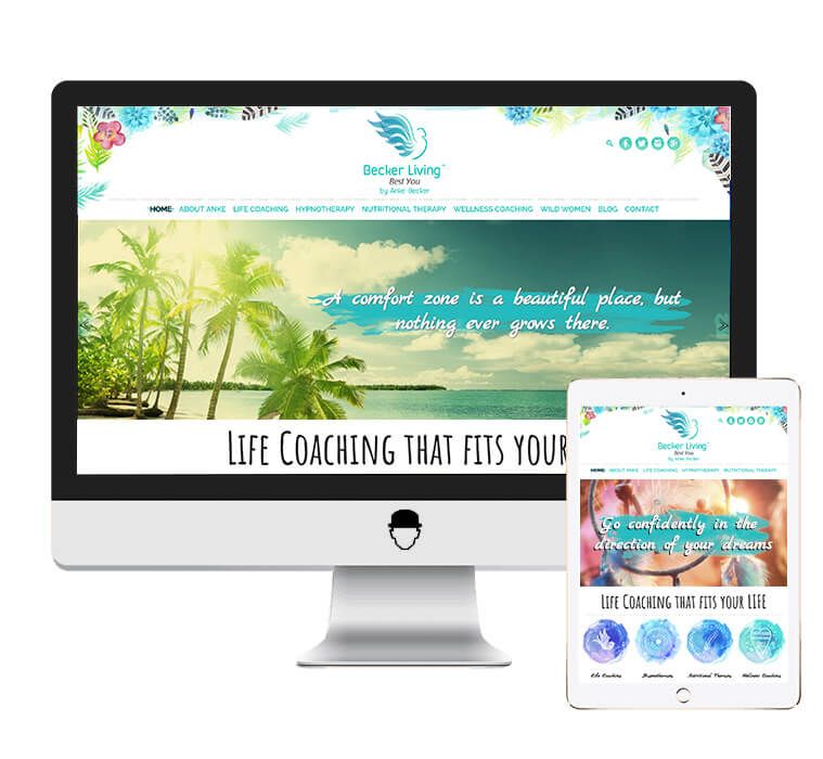 Beckerliving Web design and development portfolio