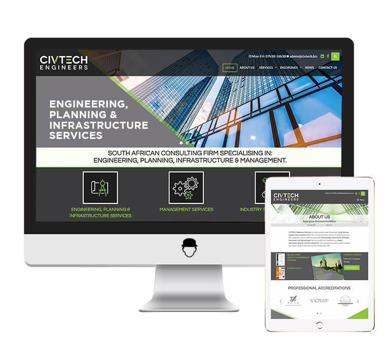 civtech web design and development portfolio