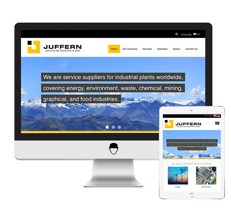 Juffern ag web design and development portfolio