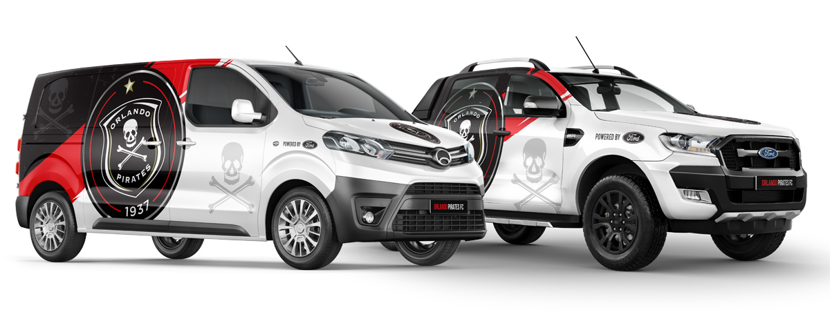 Orlando pirates fc vehicle branding Signage Design portfolio