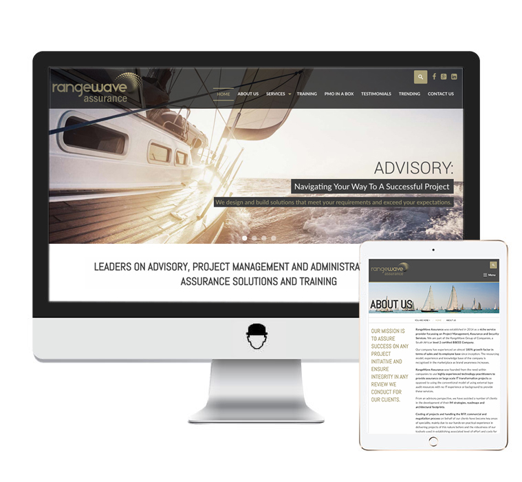 Rangewave assurance web design and development portfolio