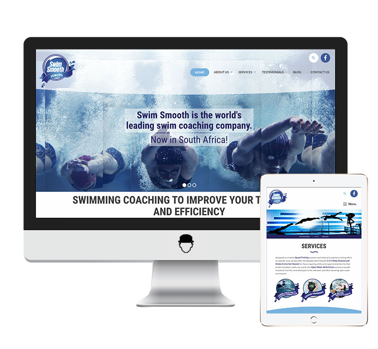 Swim smooth joburg web design and development portfolio