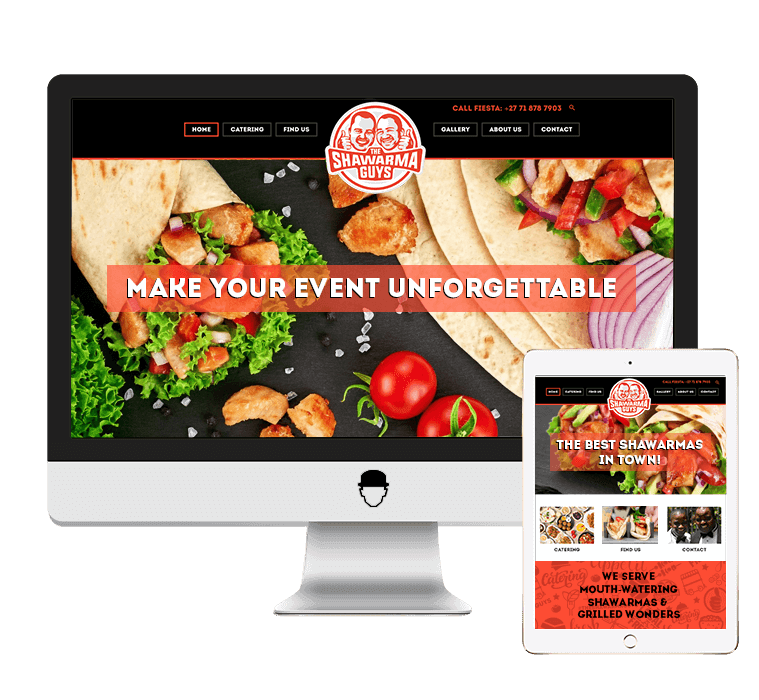 The shawarma guys Web design and development portfolio